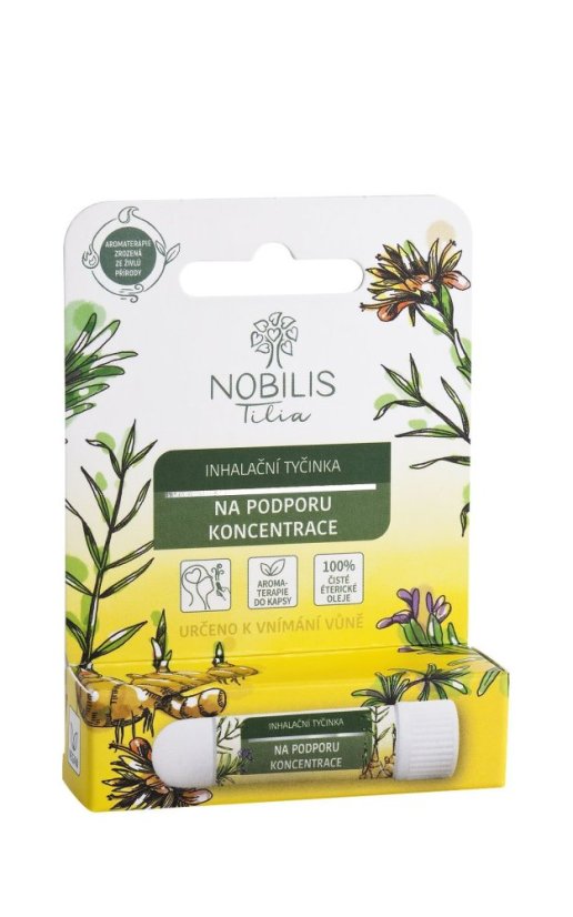 Inhalační tyčinka  Nobilis Tilia - Vůně na výběr: Inhalační tyčinka Proti únavě Nobilis Tilia