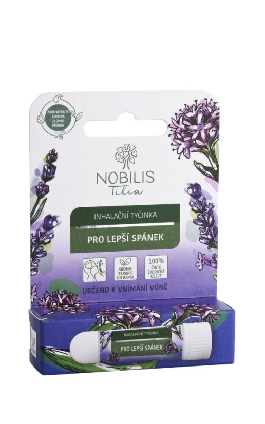 Inhalační tyčinka  Nobilis Tilia - Vůně na výběr: Inhalační tyčinka Pro lepší spánek Nobilis Tilia