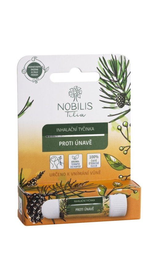 Inhalační tyčinka  Nobilis Tilia - Vůně na výběr: Inhalační tyčinka Proti únavě Nobilis Tilia